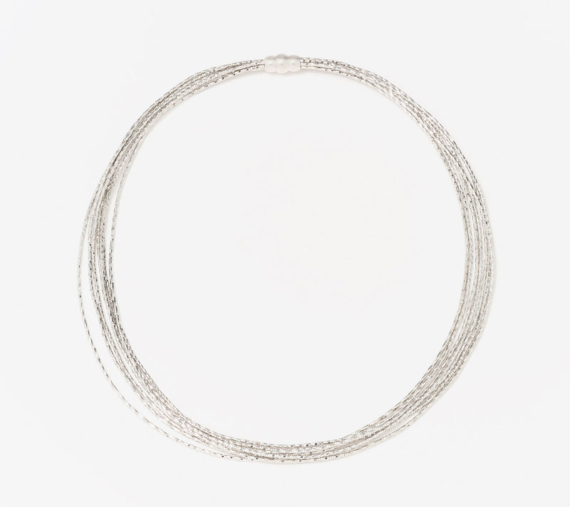 David Markstein Bronze 7-Strand Omega Necklace — View 13