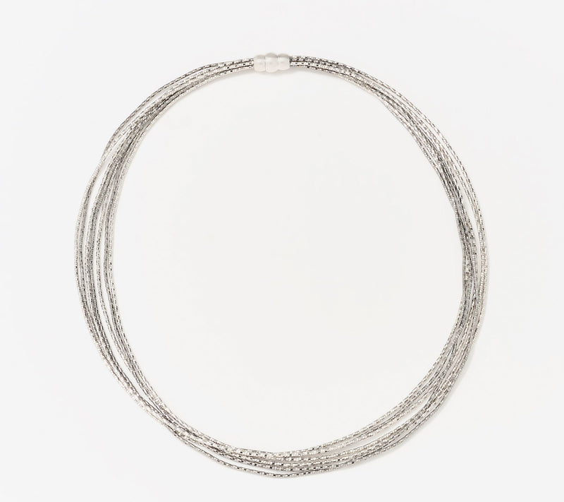David Markstein Bronze 7-Strand Omega Necklace — View 17