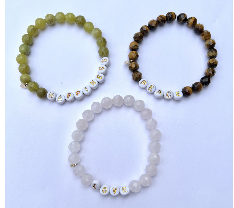 Alkeme Sterling "Sentiments" Gemstone Bracelet — View 4