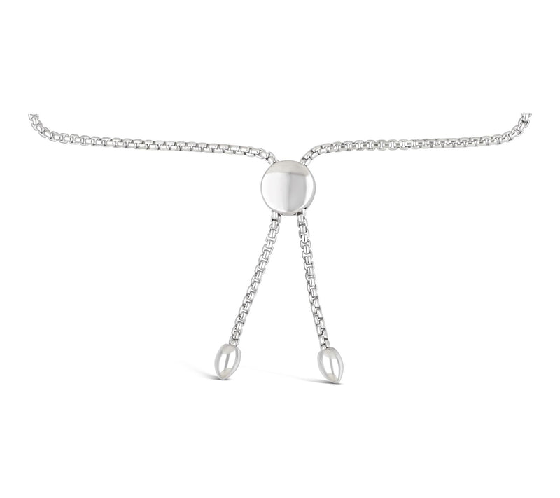 Ariva Sterling Silver Gemstone Adjustable Friendship Bracelet — View 3