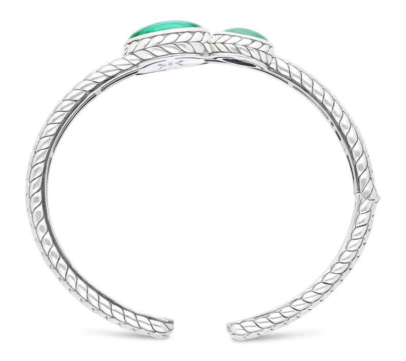 Tiffany Kay Studio Sterling Malachite & Aventurine Cuff — View 2