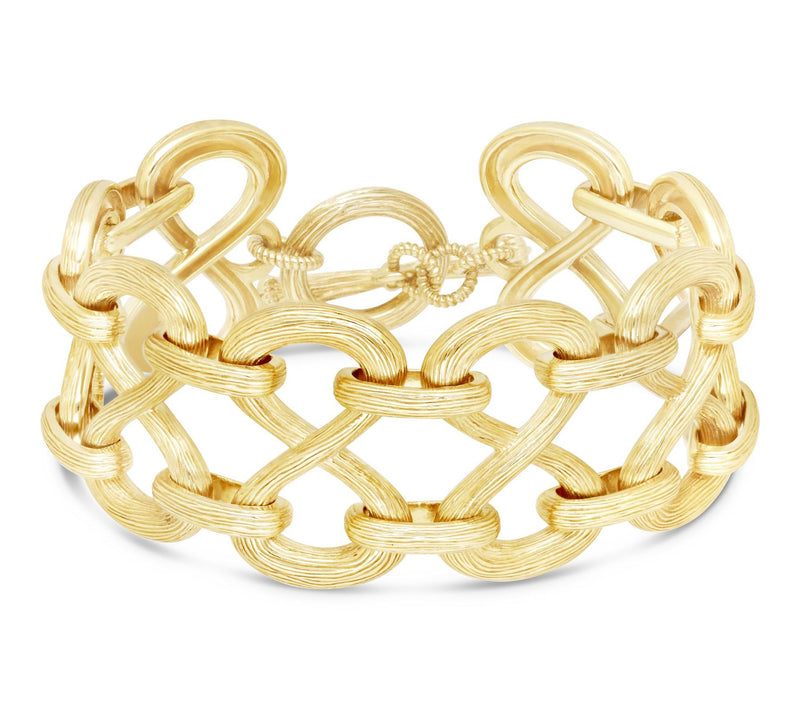 Ariva 18K Gold Clad Ophelia Bracelet — Main view