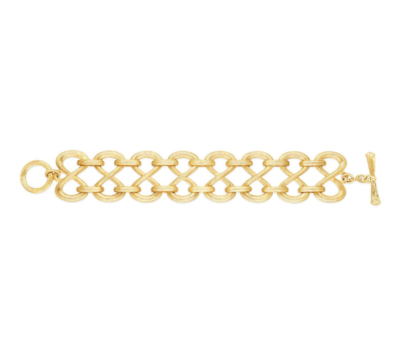 Ariva 18K Gold Clad Ophelia Bracelet — View 3