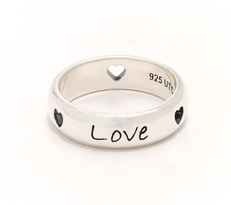 Christian James by Scott Grimes Sterling Silver Inspirational Message Ring — View 6