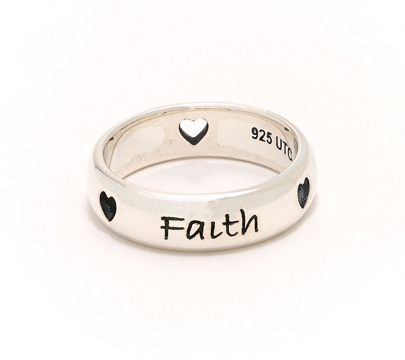 Christian James by Scott Grimes Sterling Silver Inspirational Message Ring — View 4