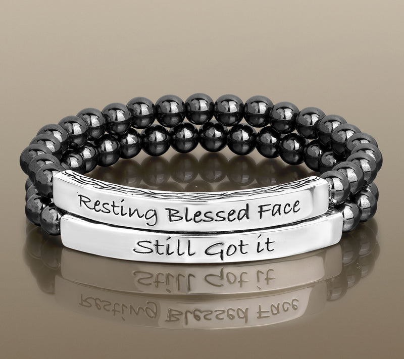Christian James by Scott Grimes Sterl. Gemstone Laugh Stripes Bracelet — View 5