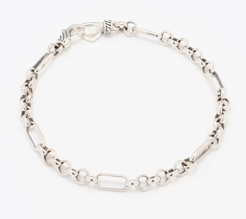 Christian James by Scott Grimes Sterling Rolo Signature Link Bracelet 6.5g — Main view