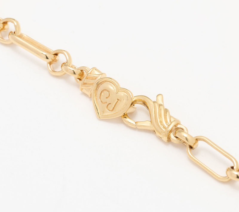 Christian James by Scott Grimes 14K Clad Rolo Signature Link Bracelet, 6.5g — View 2