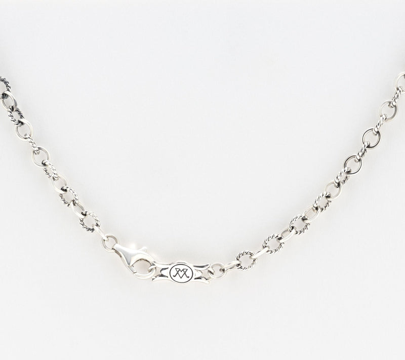American West Sterling Four Gemstone Y Necklace — View 2