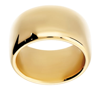 Bellaoro Wide Band Ring, 14K Gold Over Resin