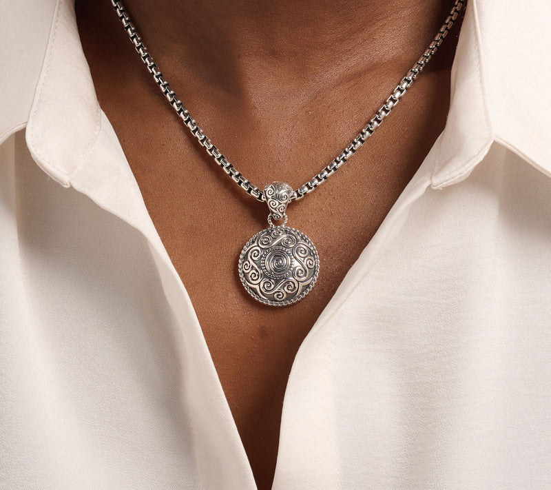 JAI Ireland Sterling Silver Newgrange Texture Enhancer, 12.4g — View 4