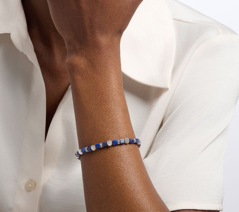 JAI Ireland Sterling Silver Cara Rope Gemstone Bead Bracelet, 9.2g — View 6