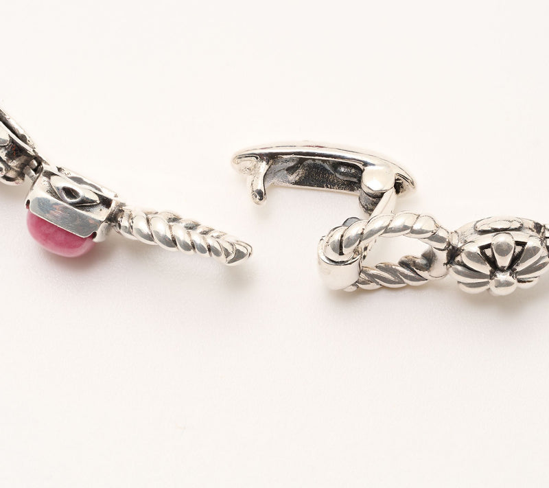 American West Sterling Cushion Cut Tennis Bracelet — View 3