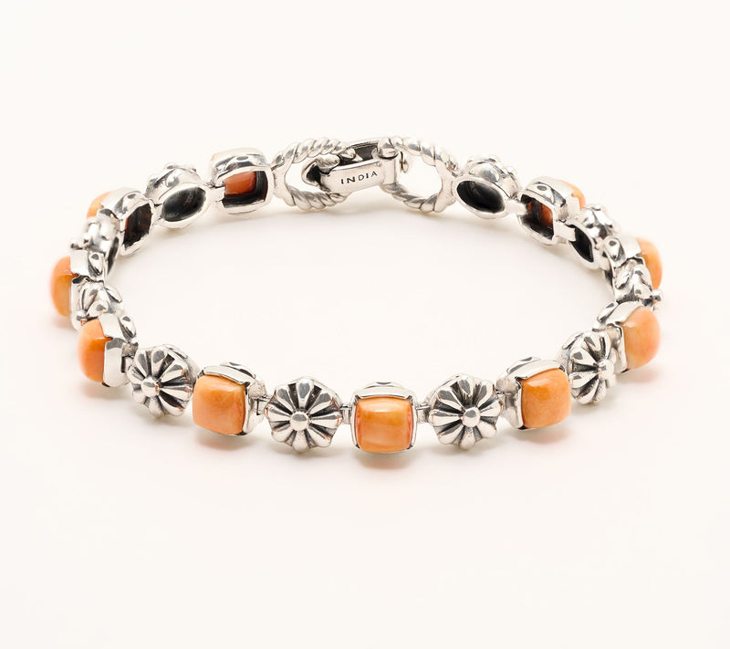 American West Sterling Cushion Cut Tennis Bracelet — View 16