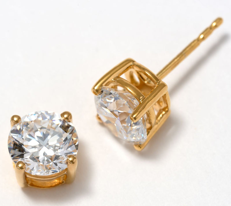 Fire Light Lab Grown Diamond 3.00 cttw Studs, Sterling Silver — Main view