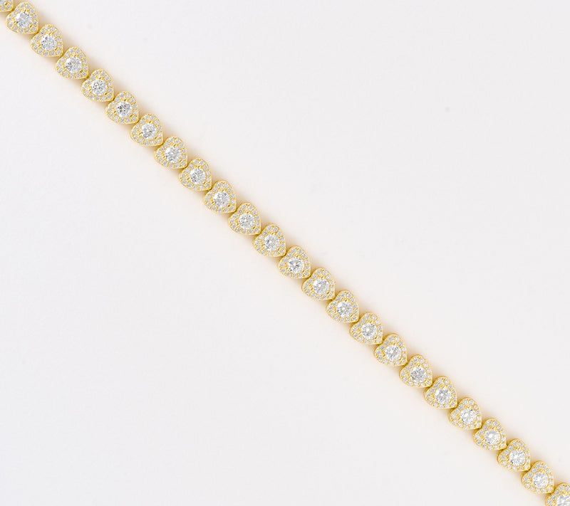 Diamonique Classics Tennis Bracelet, Sterling Silver — View 2
