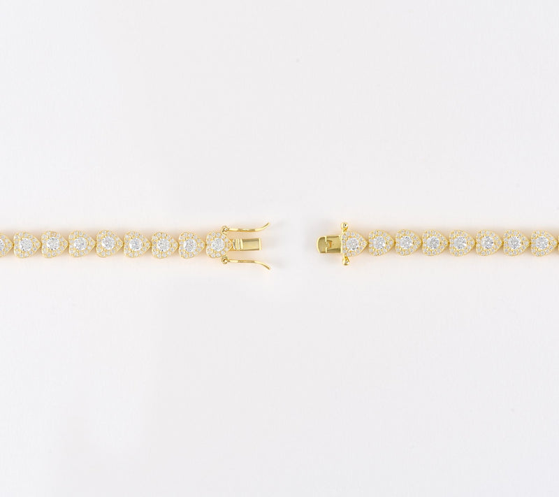 Diamonique Classics Tennis Bracelet, Sterling Silver — View 3