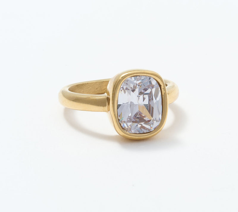 Steel by Diamonique Cocktail Ring — Main view