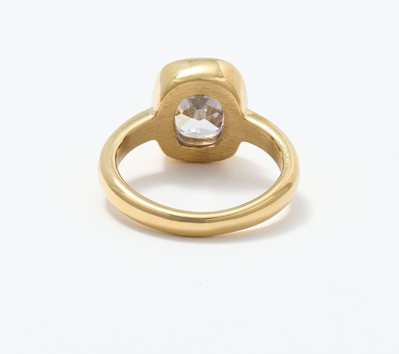 Steel by Diamonique Cocktail Ring — View 3
