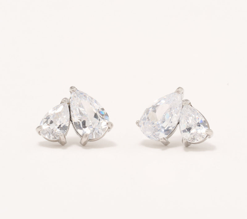 Steel by Diamonique Stud Earring — View 6