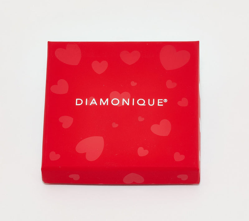 Diamonique Set of 3 Lovable Studs in Gift Box, Sterling — View 4