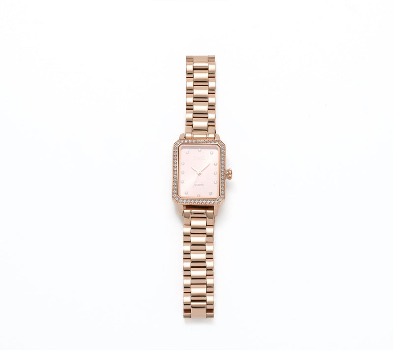 Diamonique Stainless Steel Adjustable Watch — View 9