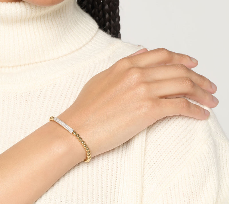 Fire Light Lab Grown Diamond 0.48 cttw Lab Bar Bracelet — View 7