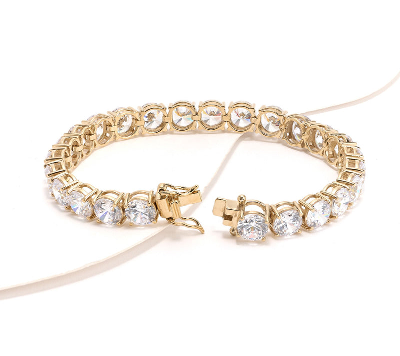Diamonique Classics Tennis Bracelet, Sterling — View 2
