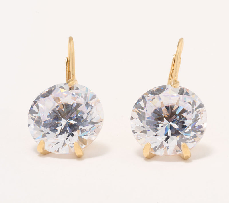 Diamonique x Jennifer Miller "Go Big or Go Home" Earrings, Sterling Silver — View 7