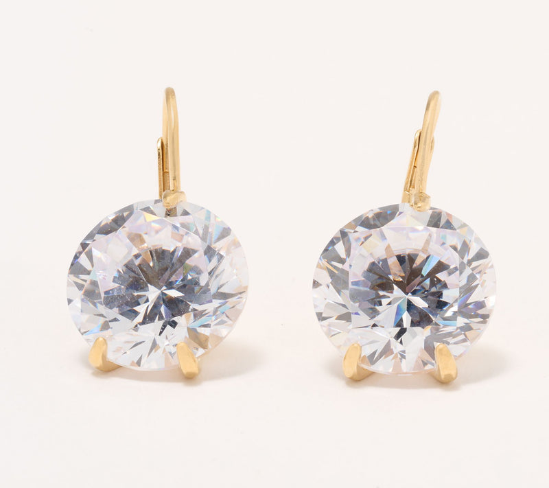 Diamonique x Jennifer Miller "Go Big or Go Home" Earrings, Sterling Silver — Main view