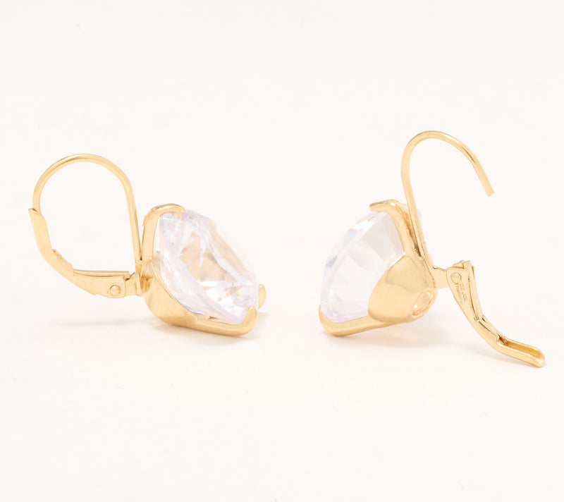 Diamonique x Jennifer Miller "Go Big or Go Home" Earrings, Sterling Silver — View 2