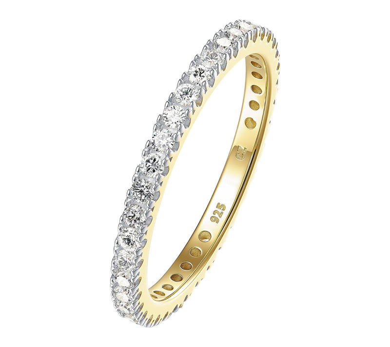 Diamonique x Jennifer Miller Eternity Band Ring, Sterling — View 8