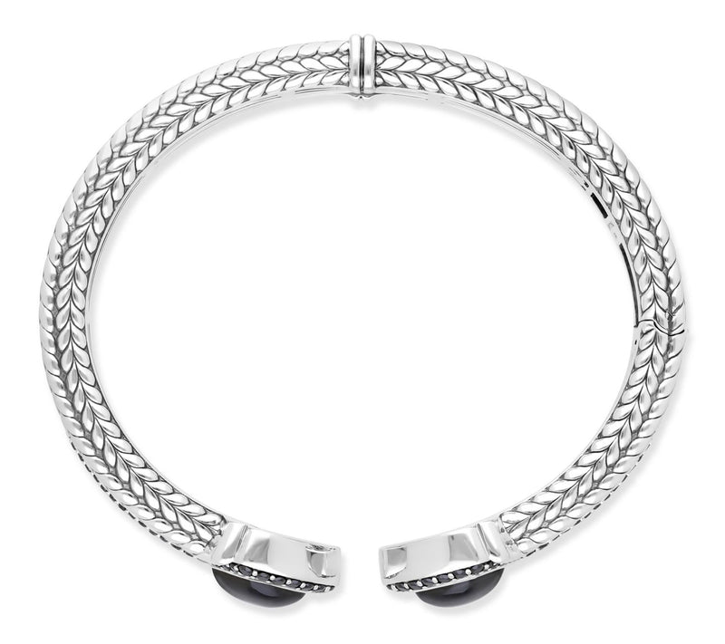 Tiffany Kay Studio Sterling Onyx & Black SpinelCuff — View 2