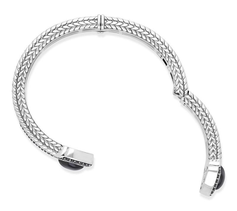 Tiffany Kay Studio Sterling Onyx & Black SpinelCuff — View 3