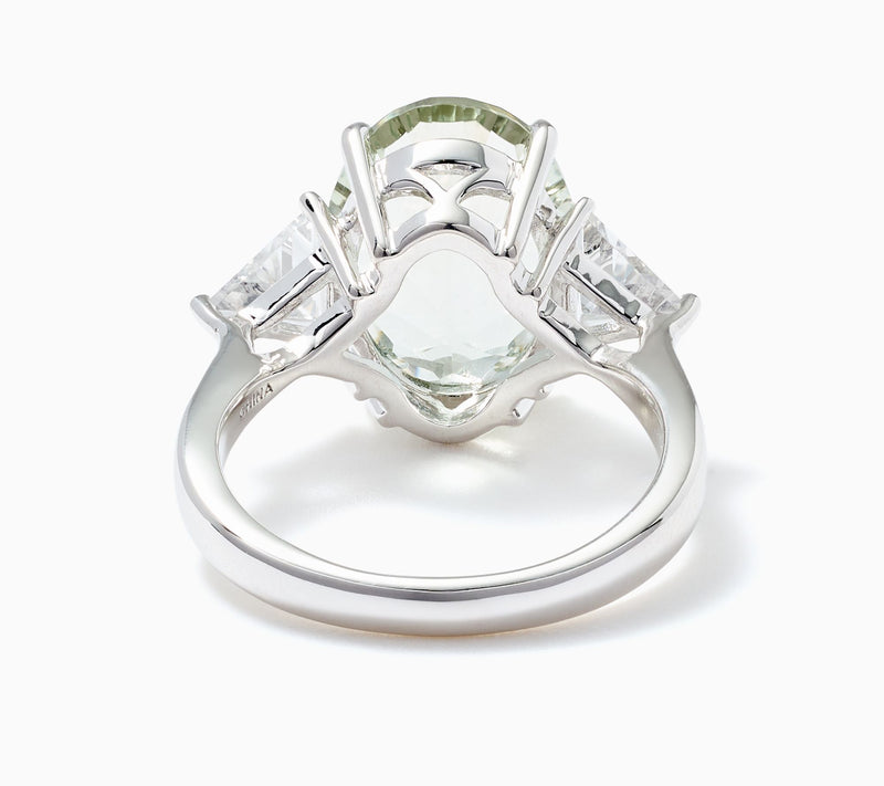 Vault Discoveries Millenium Cut Oval Amethyst Ring, Sterling — View 7