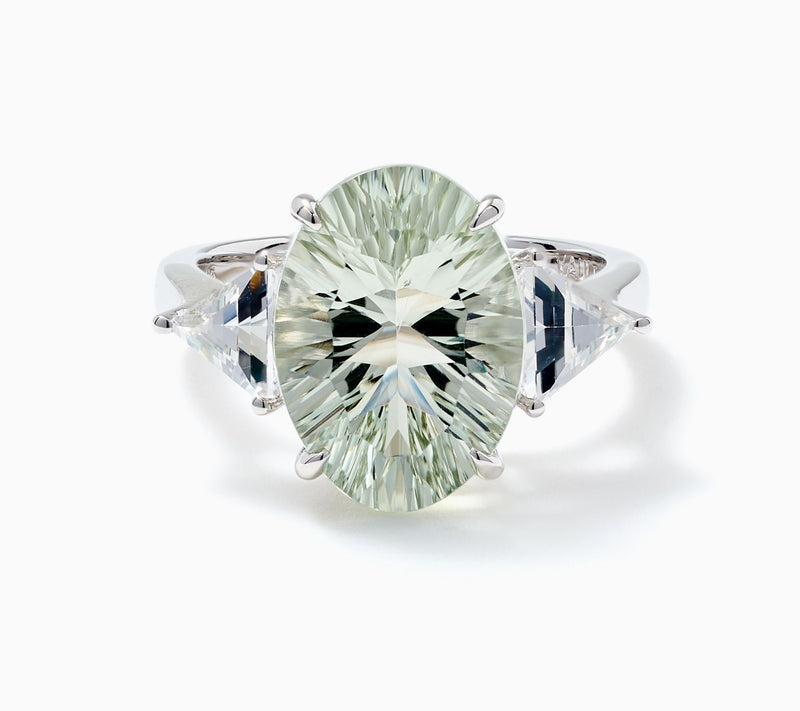 Vault Discoveries Millenium Cut Oval Amethyst Ring, Sterling — View 6