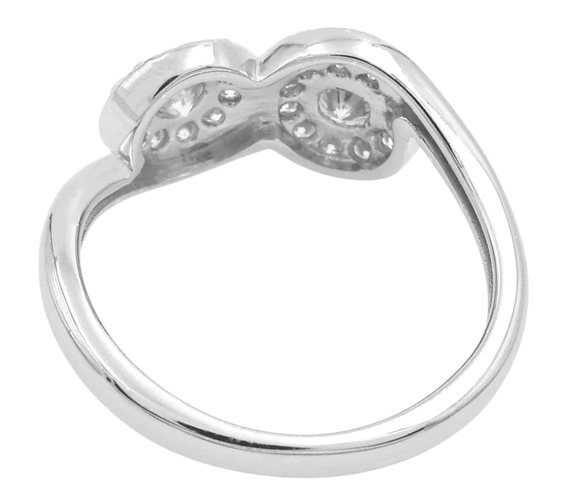 Affinity Gems Moissanite Halo Ring, Sterling Silver — View 3