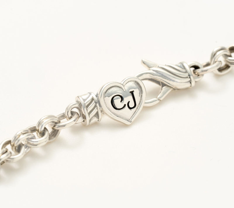 Christian James by Scott Grimes Sterling Silver Rolo Link Chain Bracelet, 7.2g — View 2