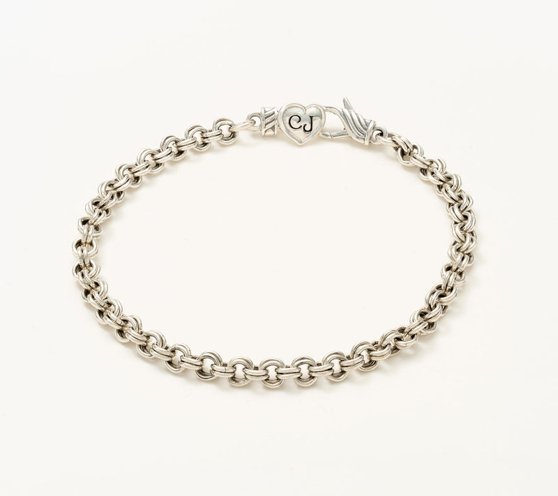 Christian James by Scott Grimes Sterling Silver Rolo Link Chain Bracelet, 7.2g — Main view