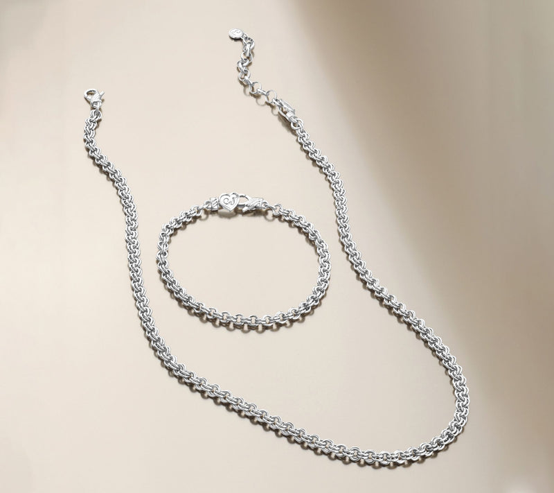 Christian James by Scott Grimes Sterling Silver Rolo Link Chain Bracelet, 7.2g — View 5
