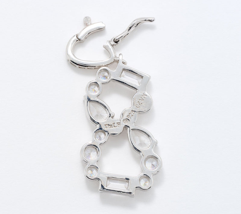 Diamonique x Lulu Frost Number Charm Enhancer, Sterling Silver — View 12