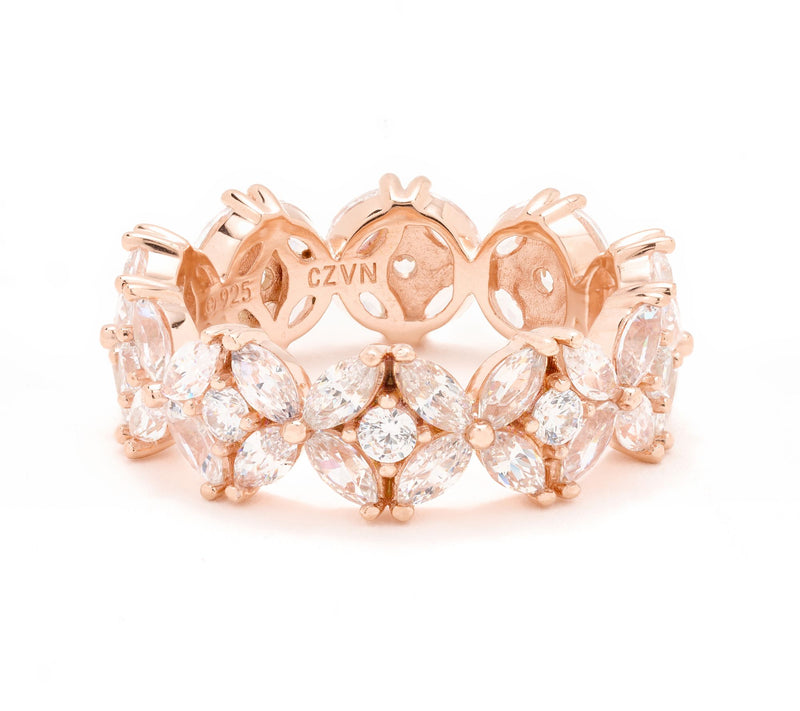 Diamonique x Lulu Frost Butterfly Band Ring, Sterling Silver — Main view