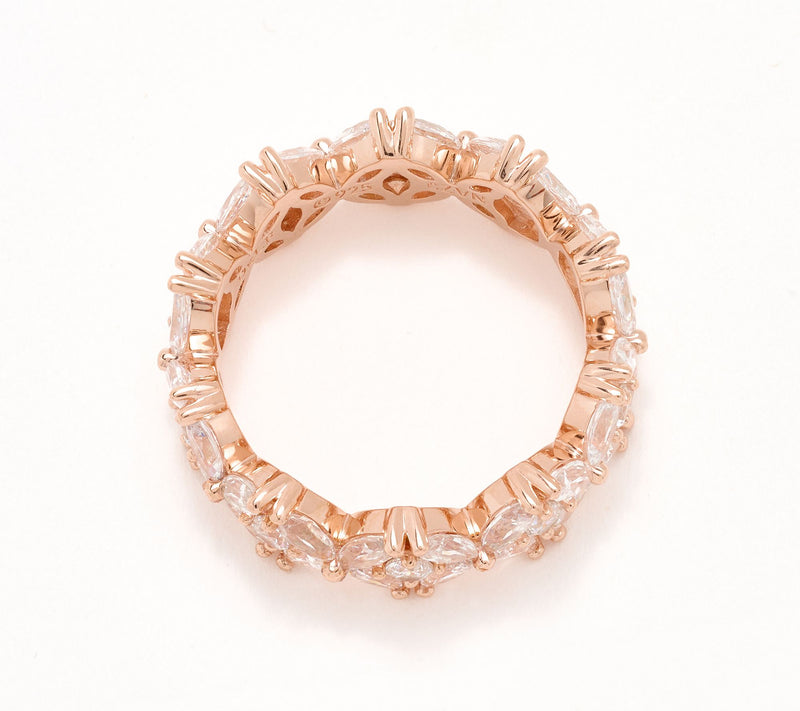 Diamonique x Lulu Frost Butterfly Band Ring, Sterling Silver — View 2