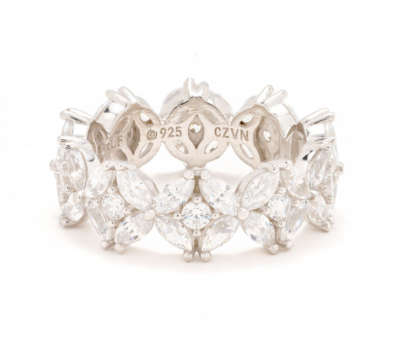 Diamonique x Lulu Frost Butterfly Band Ring, Sterling Silver — View 8