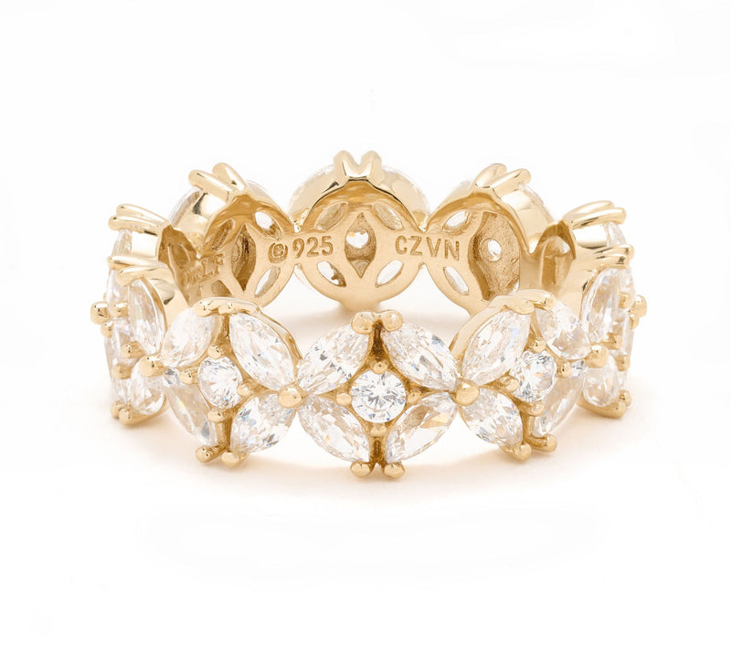 Diamonique x Lulu Frost Butterfly Band Ring, Sterling Silver — View 9