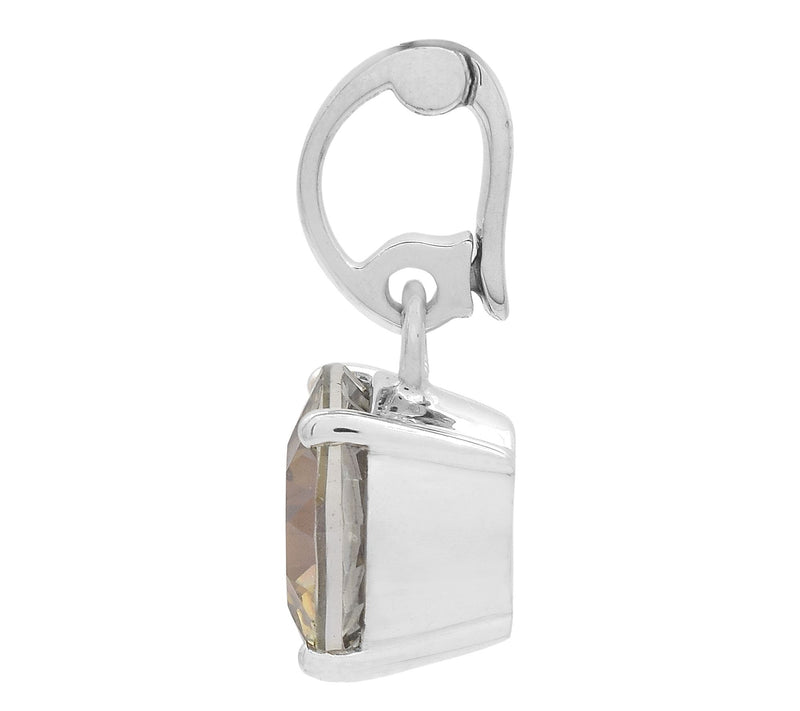 Affinity Gems Yellow Quartz Vario Bail Pendant,Sterling — View 3