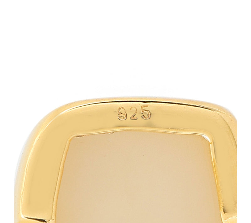Affinity Gems Sparkling Druzy Solitaire Ring, 14K Gold Plated — View 6