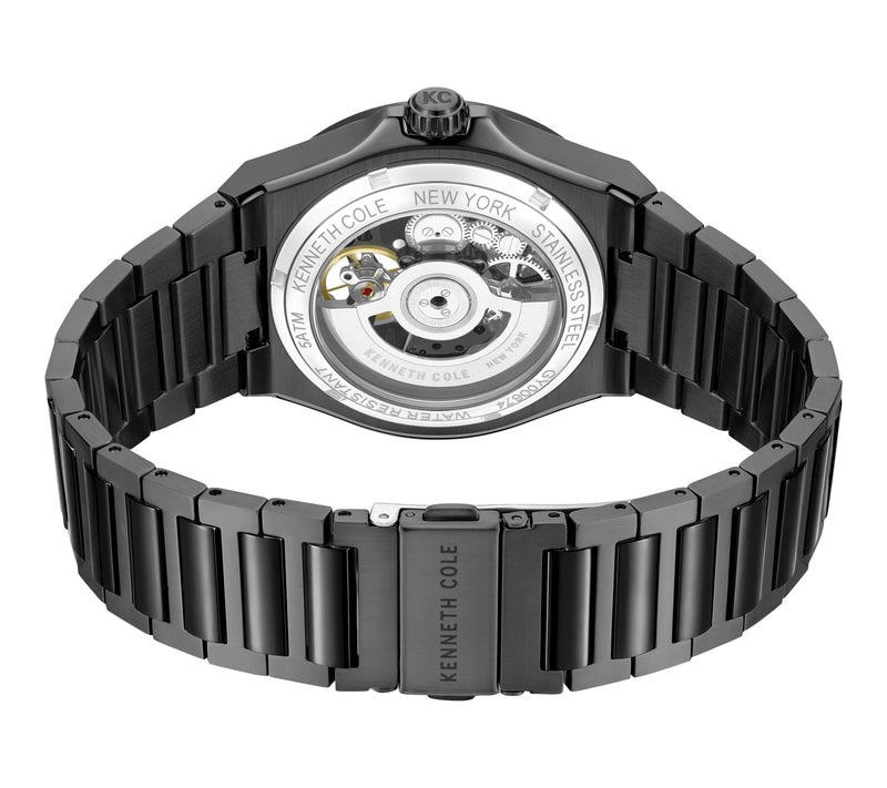 Kenneth Cole New York Men's Black IP StainlessSteel Watch — View 3