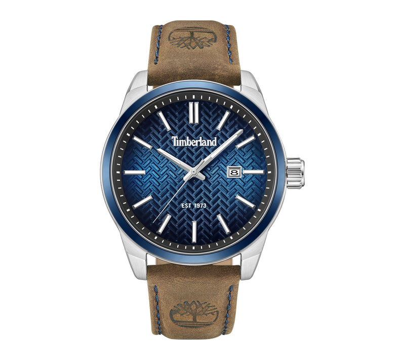 Timberland Men's Henniker II Stainless LeatherStrap Watch — View 7