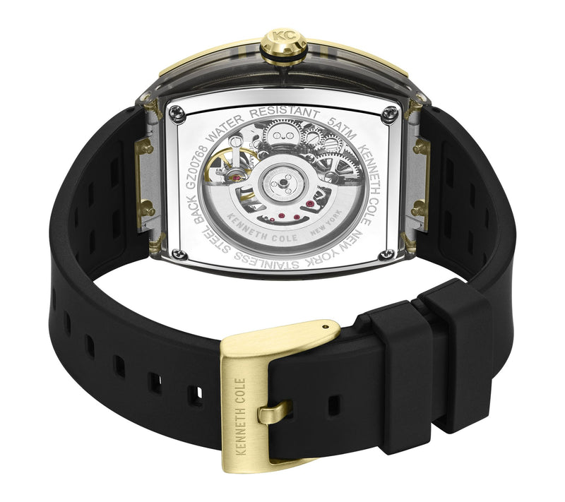 Kenneth Cole New York Men's Automatic Black Strap Watch — View 3